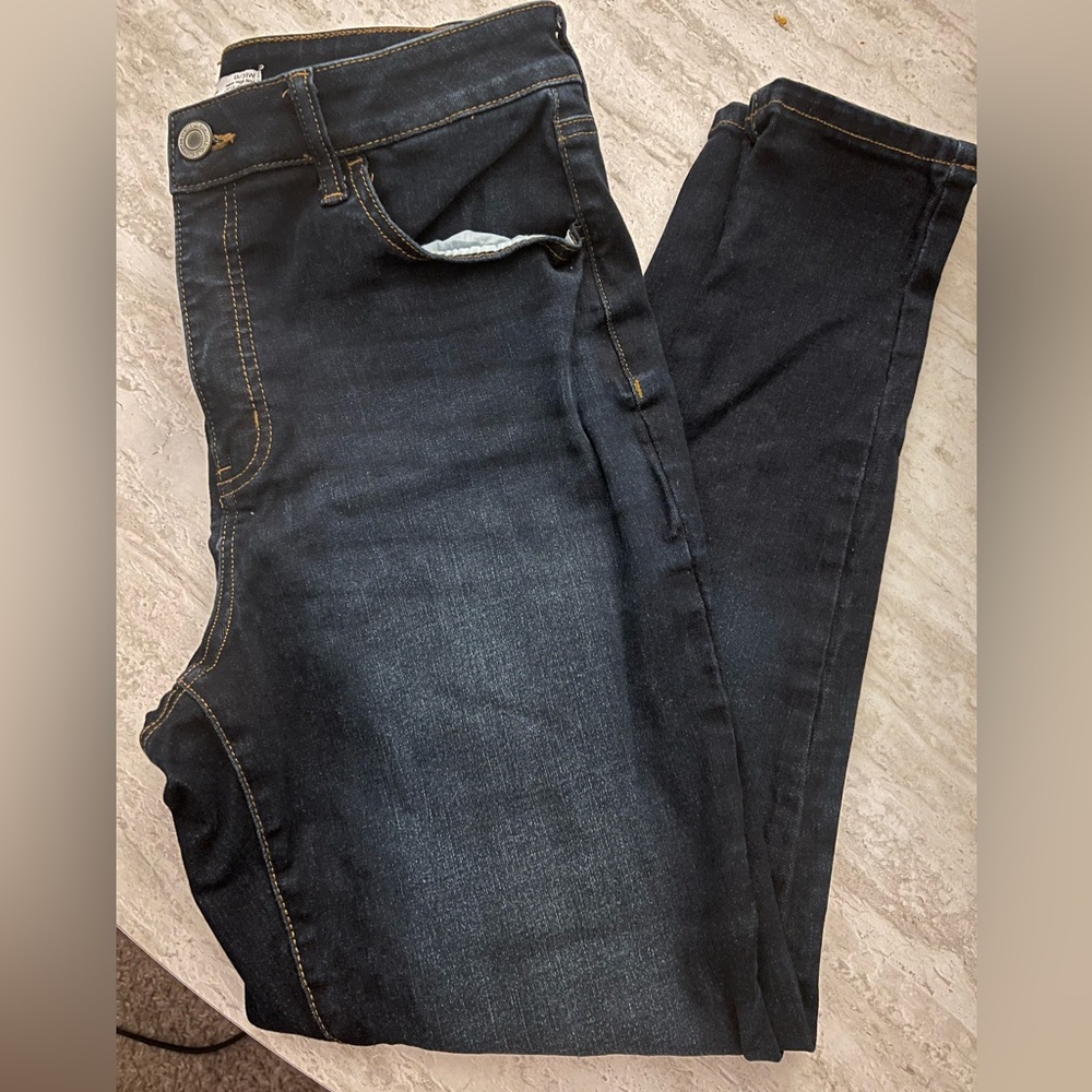Sonoma Super High Blue Skinny Curvy Jeggings. Size 13 - Picture 7 of 7